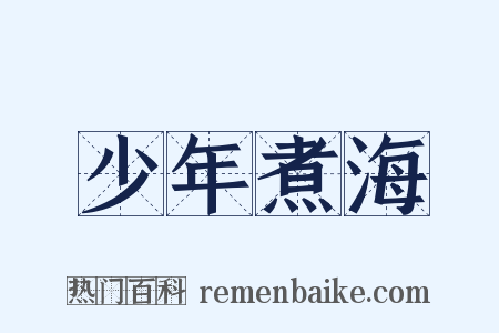 少年煮海是什么意思的图片